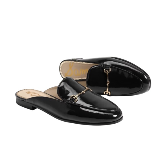 NEW Sam Edelman Linnie Mules - Black Patent - Picture 11 of 12